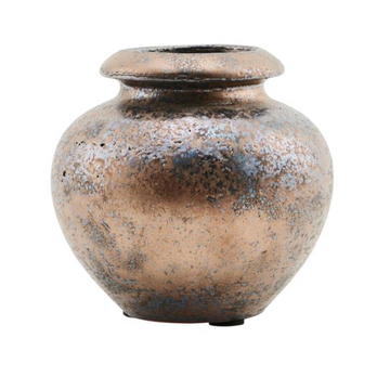 Bronze mini textured vase