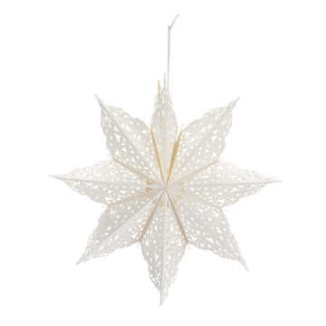 White christmas star decoration