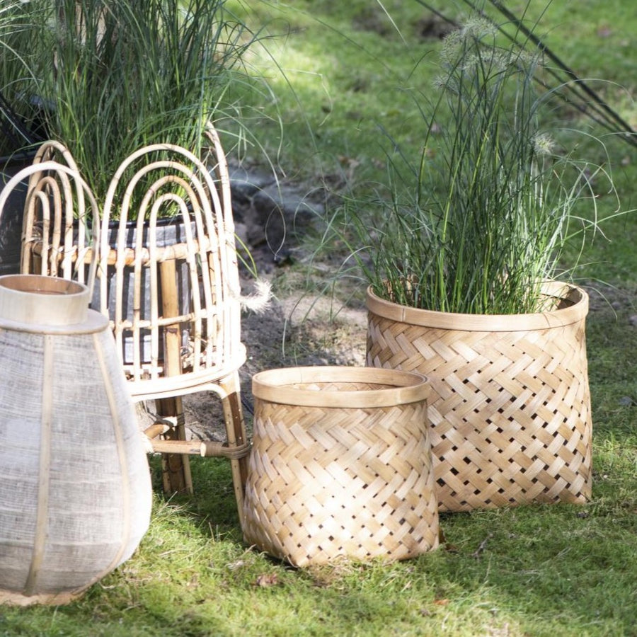 baskets made from bamboo