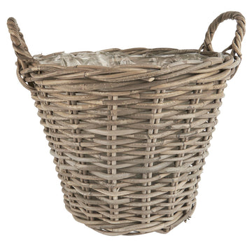rattan baskets with plastic liner