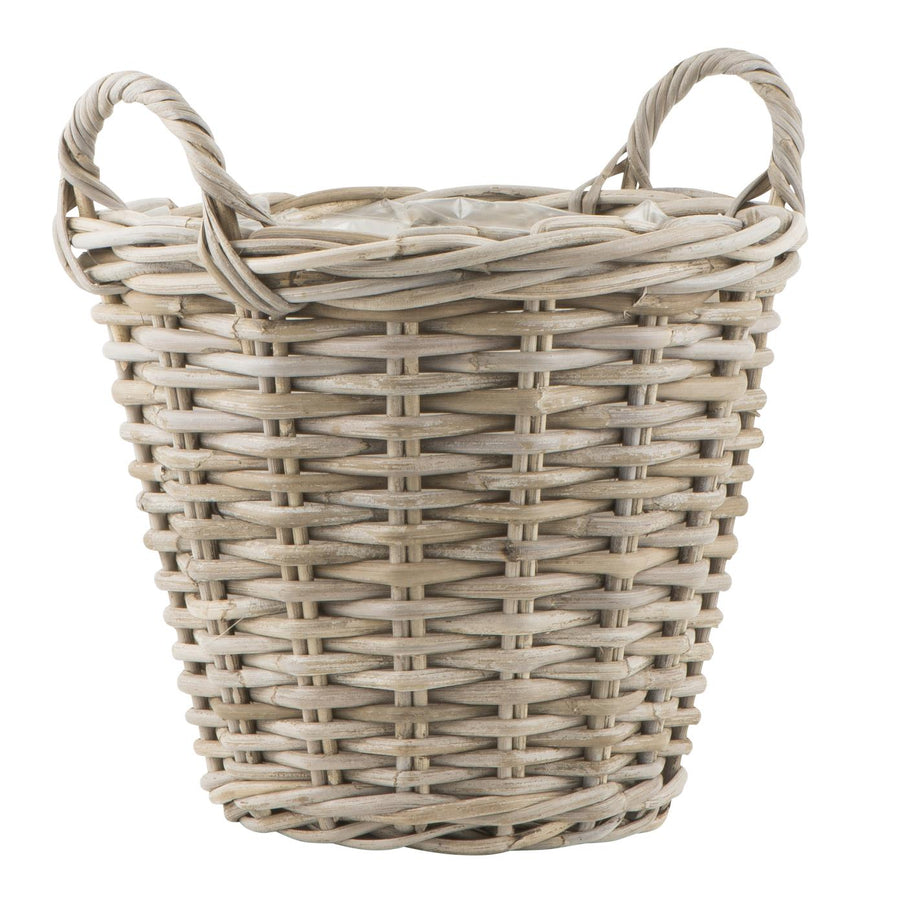 rattan baskets with plastic liner