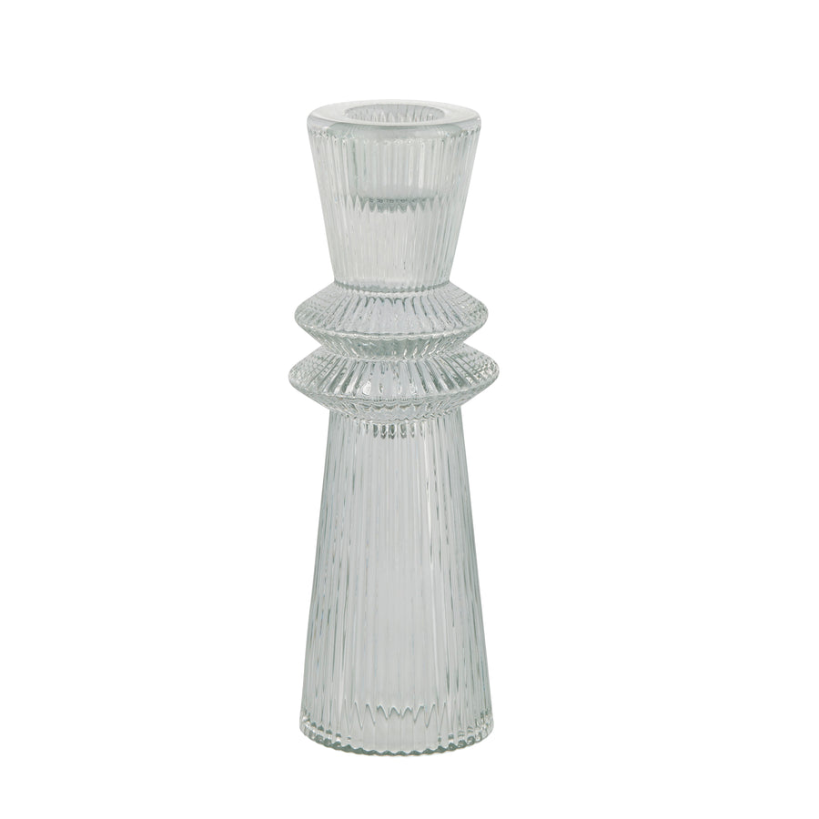Sivia Candlestick Iceberg Green Tall