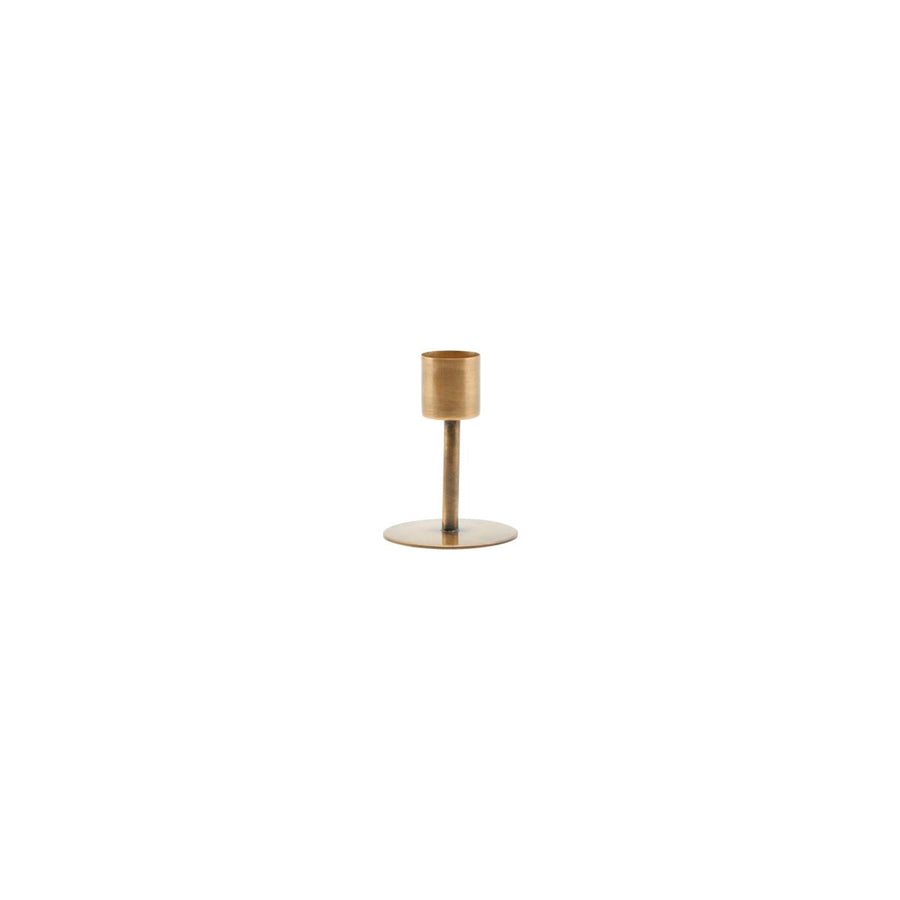 Gold candle holder small