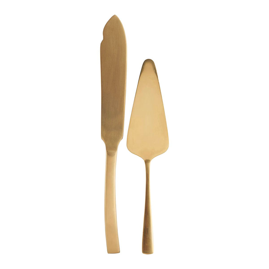 Golden, Cake Servers