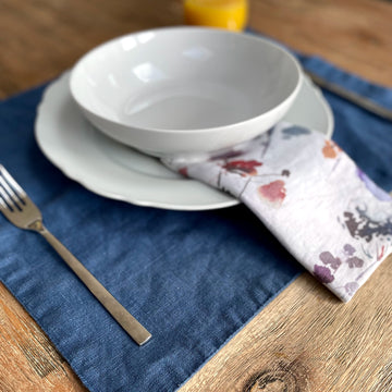 Blue Washed Placemat, Set of 2