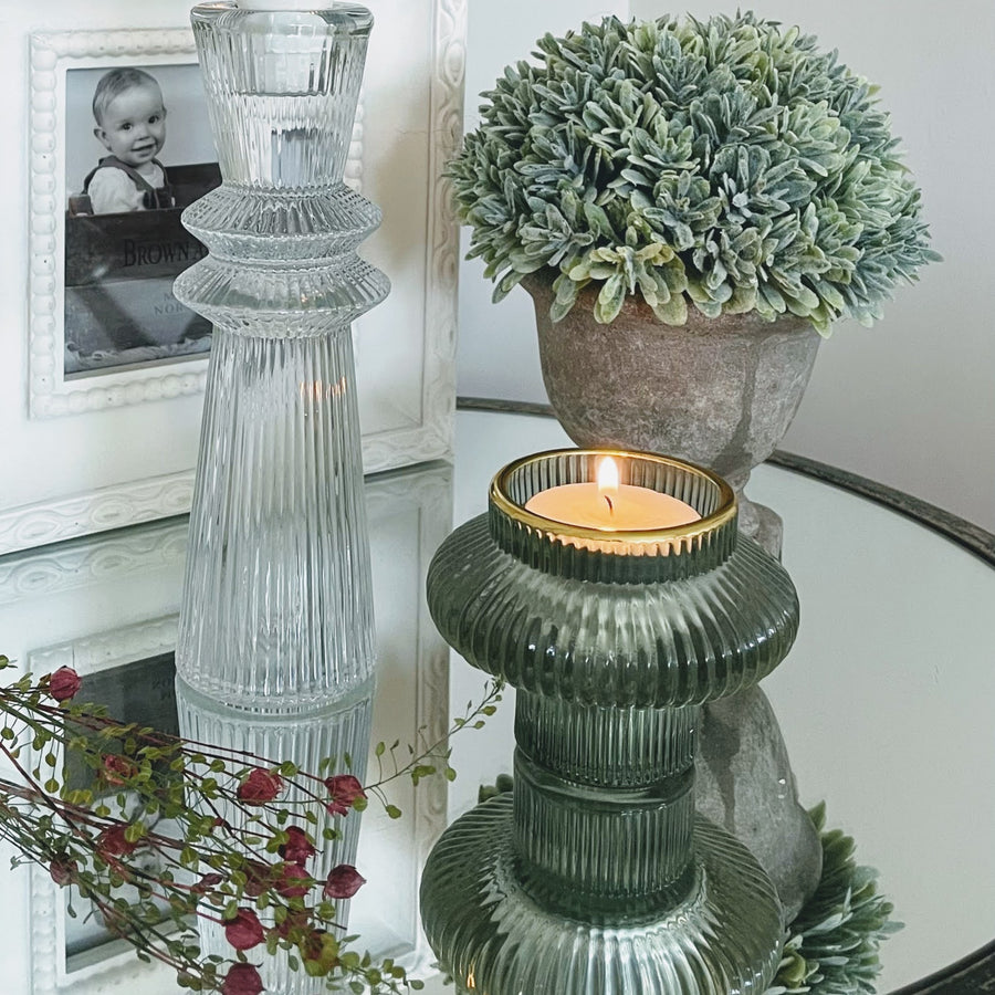 Sivia Votive Iceberg Green