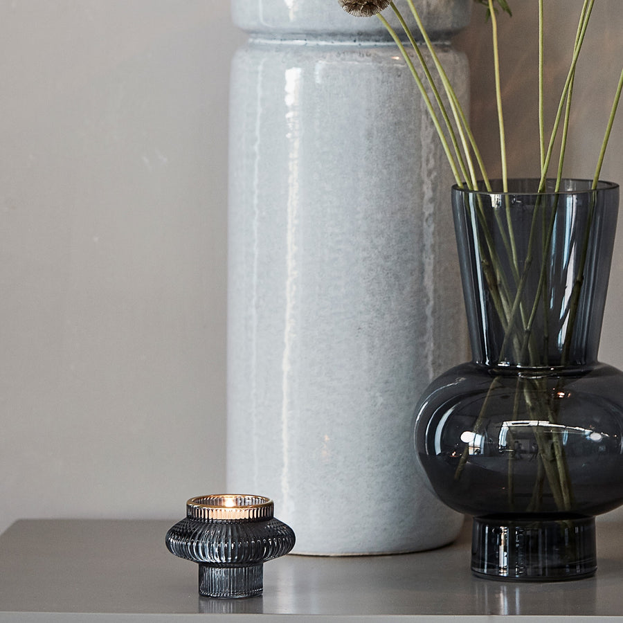 Sivia Votive Dark Grey