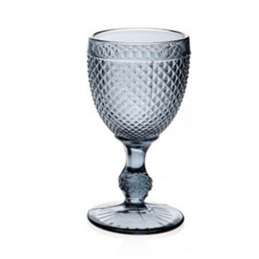 Diamond Glass, Grey (set of 4)