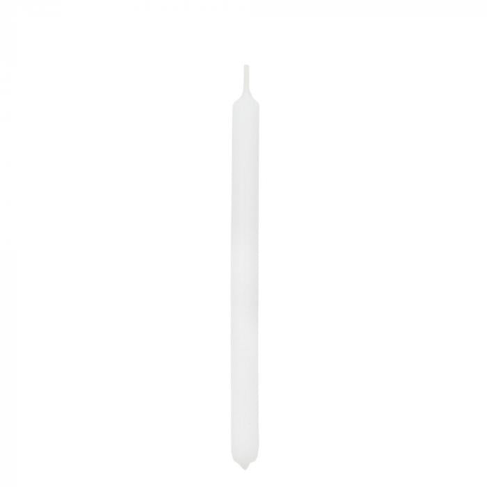 Slim Taper Candle White (20 pcs)