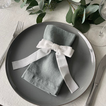 velvet ribbon napkin