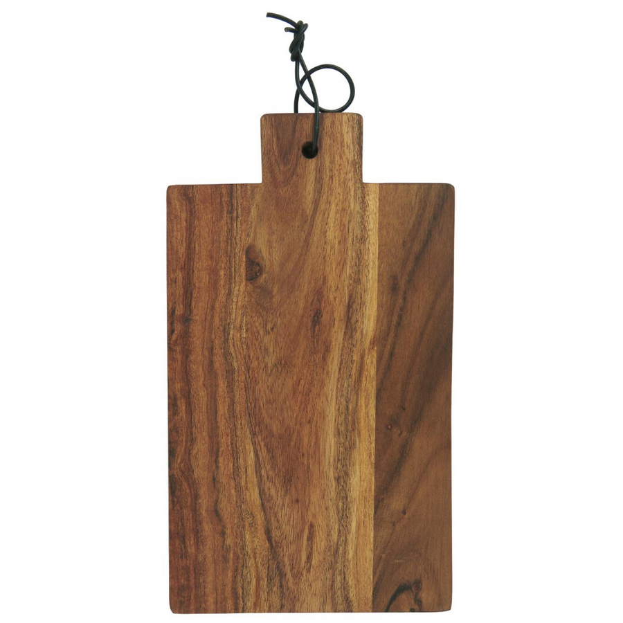 Cutting Board With Leather String